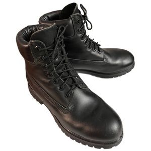 - Pre-owned Men’s Timberland 6" Inch Waterproof Boots Black Nubuck Size 8M.